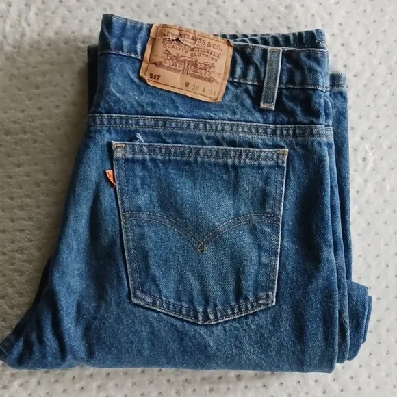 Vintage 90's Levi 517 bootcut jeans Medium wash - Picture 15 of 16